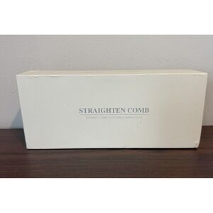 Portable Hair Straightener Comb Go Brush Pro Pink Travel Size New